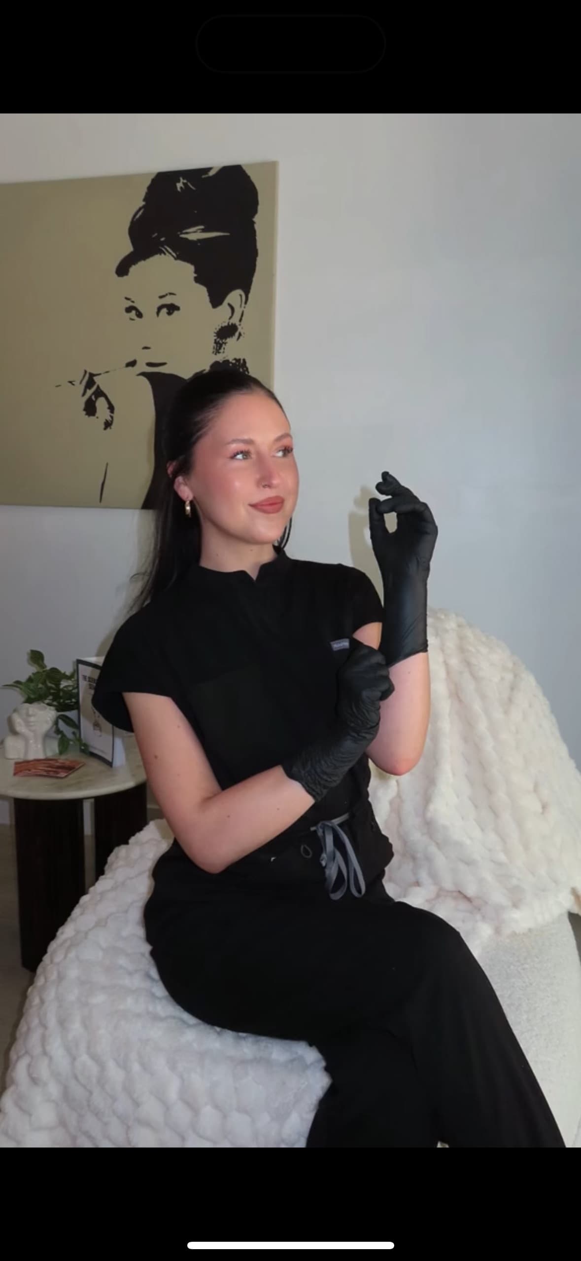Kylie, licensed esthetician and owner of Aurora Skin Co.
